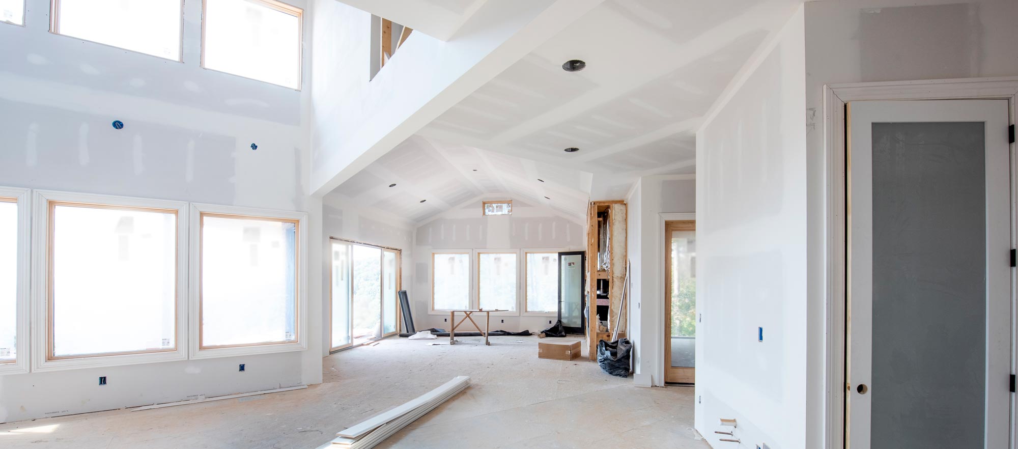 Renovering av en öppen planyta i ett hus